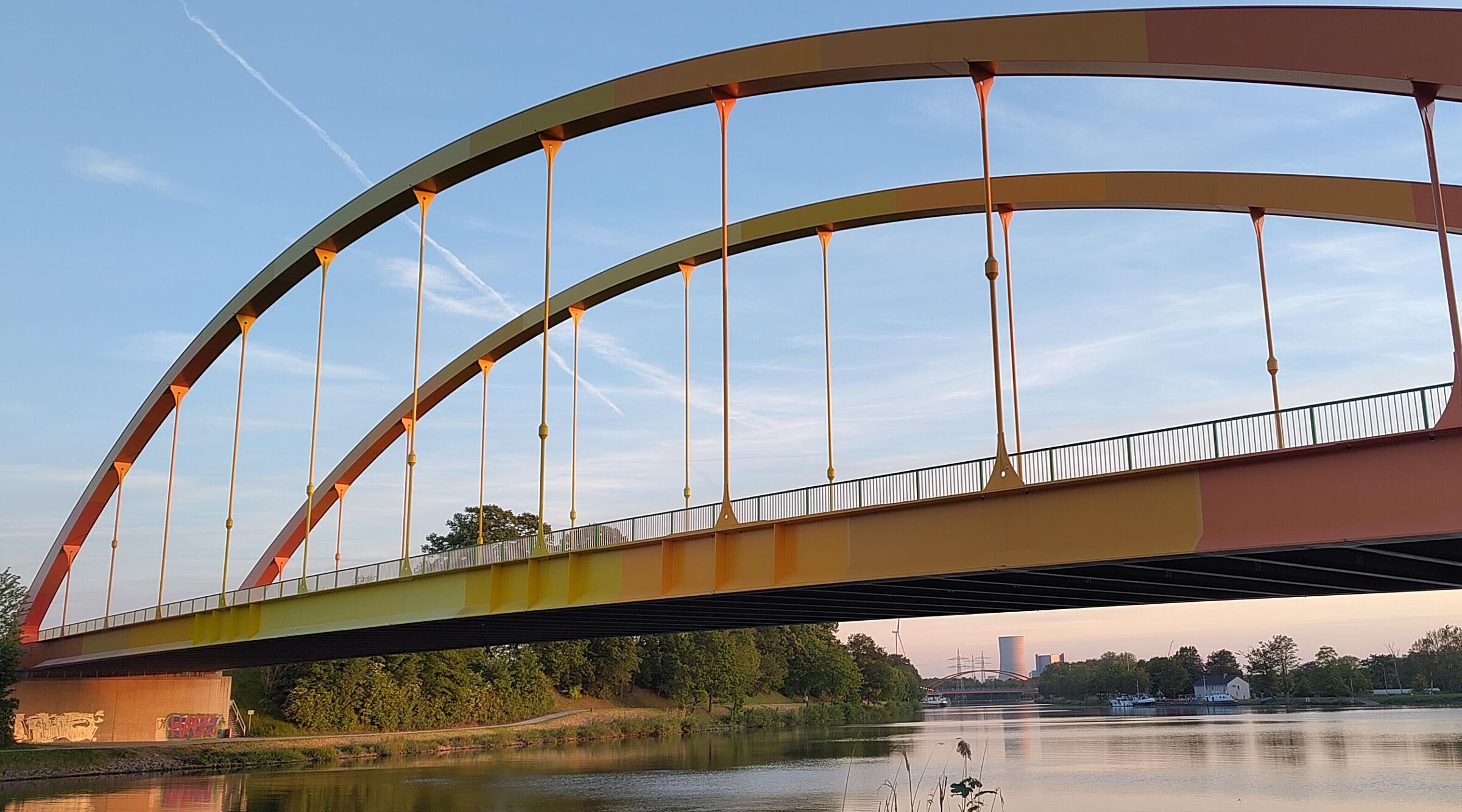 Regenbogenbrücke am Dattelner Meer