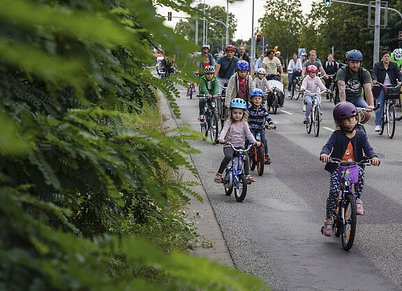 Der ADFC Vest Recklinghausen unterstützt die Kidical Mass in Waltrop