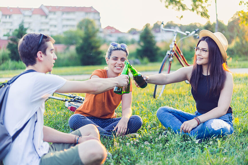 Alkohol und Radfahren Alkohol und Radfahren