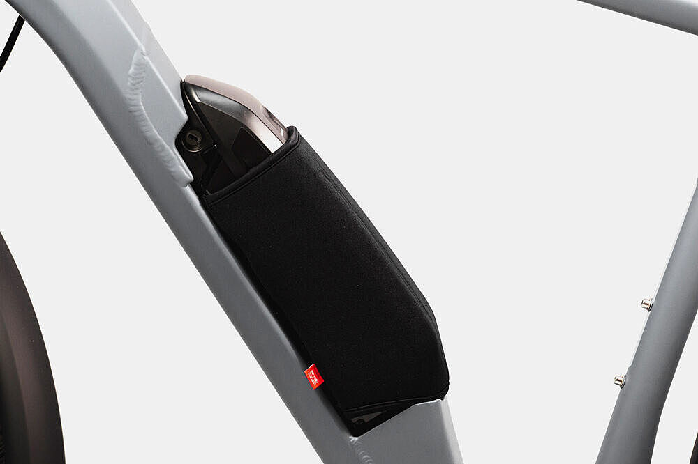 Akku-Cover Neopren-Überzüge für Pedelec-Akkus erhöhen bei kalter Witterung die Reichweite.